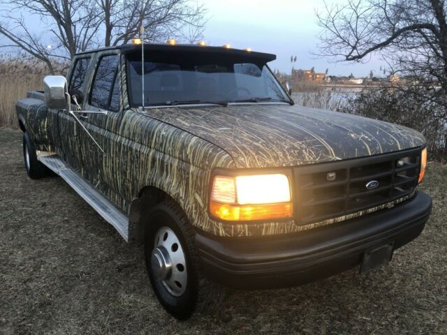 1994 FORD F-350 XLT 7.3l DIESEL QUAD CAB "SUPER DUTY" STICK SHIFT DUALLY 1994 Ford F-350 XLT DUALLY DIESEL