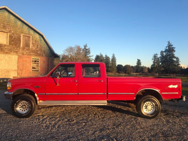 1994 Ford F-350 XLT CREW-CAB 4WD 460CI V8 RUST FREE WORLDWIDE NO RESERVE CLEAN 1994 Ford F-350 XLT F-350