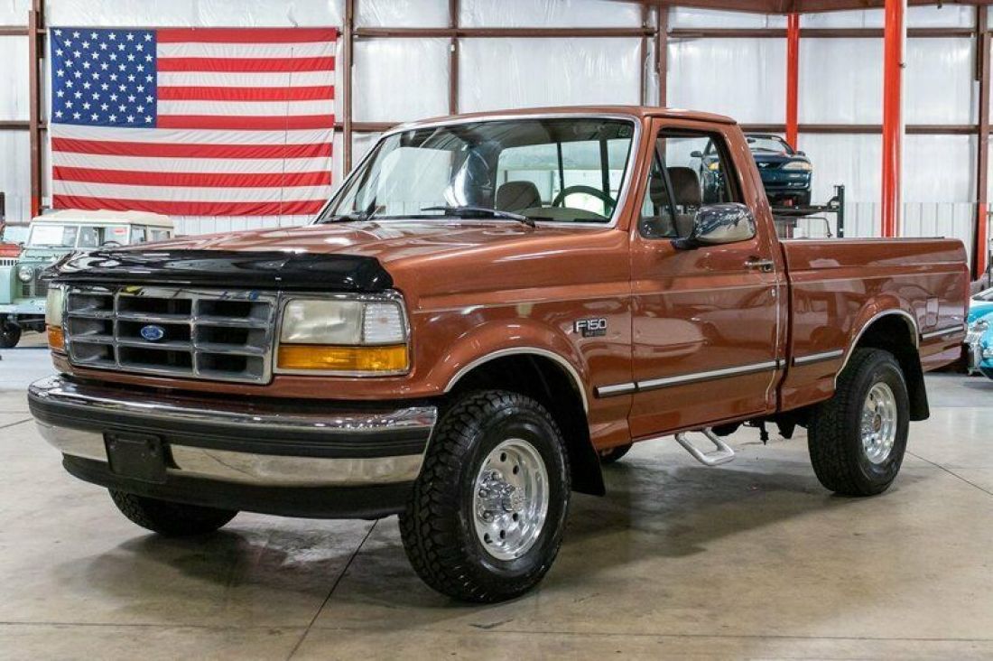 1994 Ford F150 XLT 87717 Miles Coral Pickup Truck 5.0L V8 5-Speed Manual 1994 Ford F-150 XLT