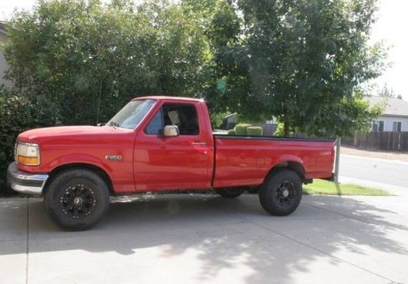 1994 Ford f250 7.3 L turbo D., Red with 283000 Miles available now! 1994 Ford f250 7.3 L turbo D. --