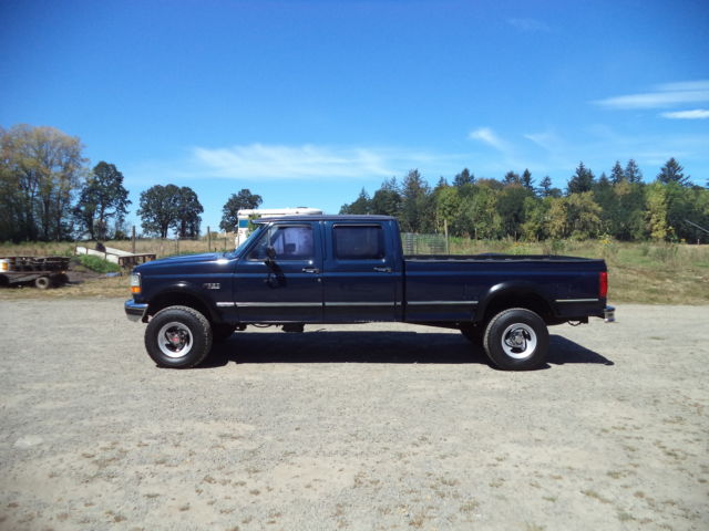 1994 Ford F350 XLT 4x4 Crew Cab Diesel,Rust Free,Adult Owned 1994 Ford F-350