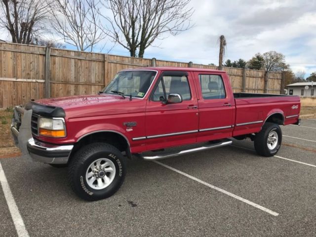 1994 FORD F350 XLT CREW CAB 4X4 7.3 DIESEL EXTREMELY LOW MILES 1994 Ford F-350 XLT