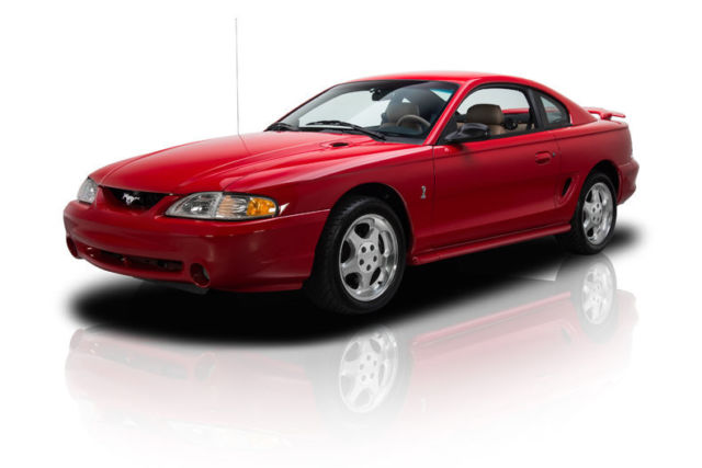 1994 Ford Mustang Cobra 2195 Miles Rio Red Coupe 5.0 Liter V8 5 Speed Manual 1994 Ford Mustang Cobra