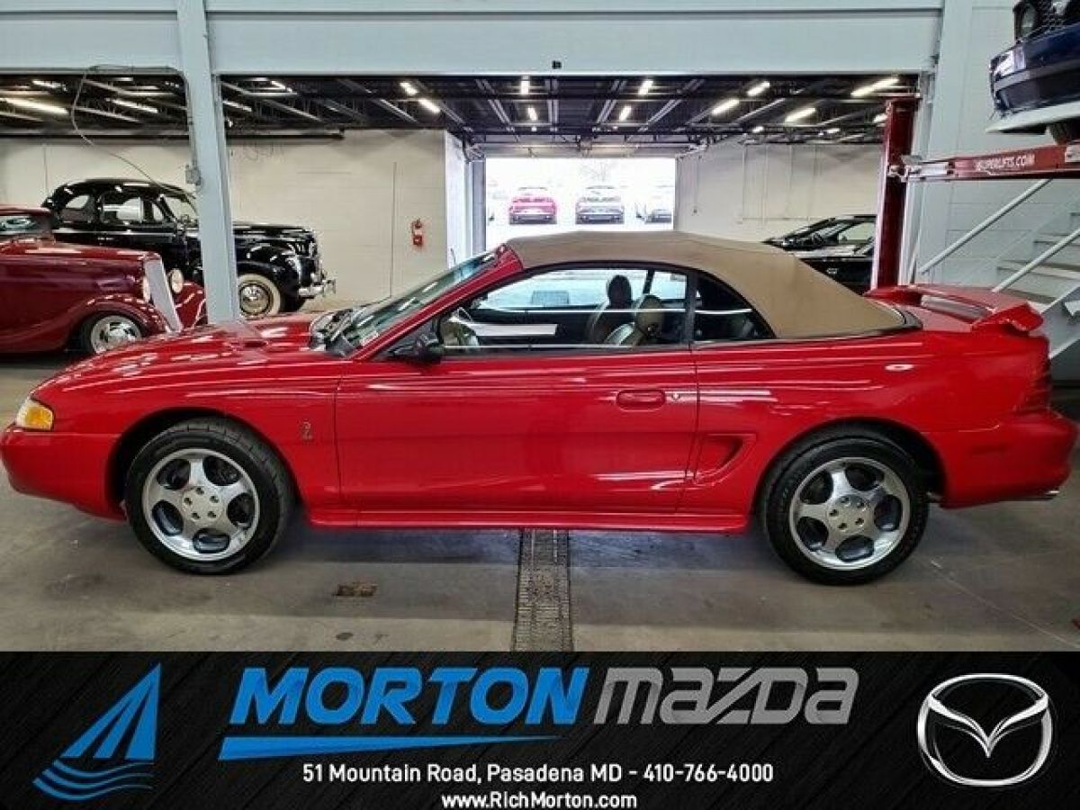 1994 Ford Mustang Cobra 25528 Miles red 2D Convertible 5.0L V8 SMPI 16V 5-Speed 1994 Ford Mustang Cobra