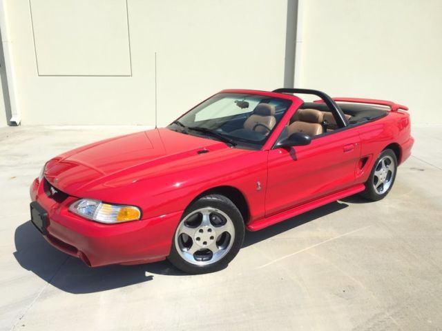 1994 Ford Mustang Cobra 5.0 SVT Indy Pace Car Convertible 15K Actual Miles 1994 Ford Mustang Cobra
