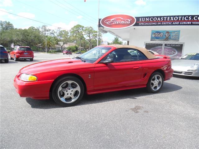 1994 Ford Mustang Cobra Indy Pace CAR 4,868 Miles Red 2d Convertible 5.0 5 Speed 1994 Ford Mustang SVT Cobra Indy Pace Car