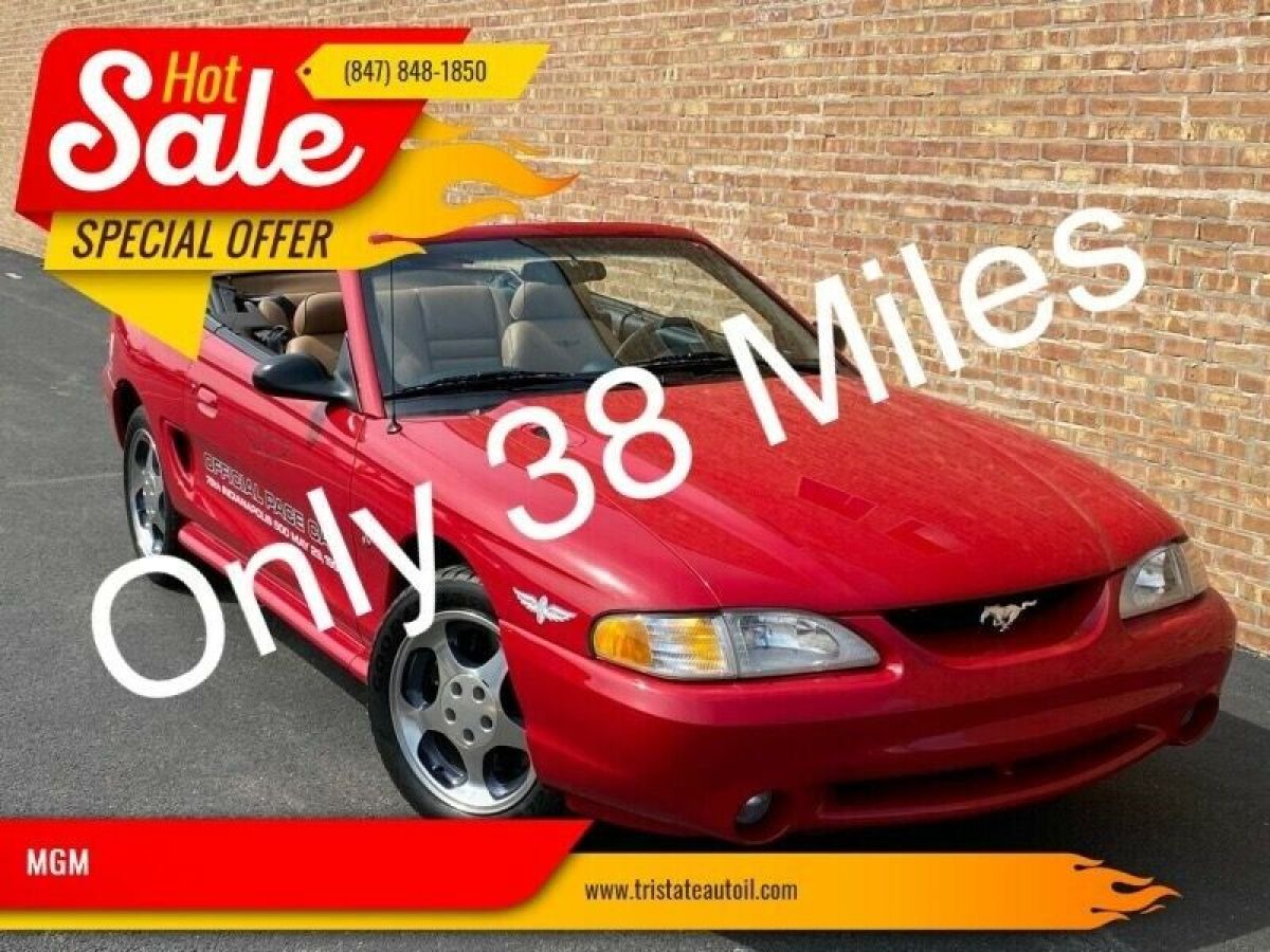 1994 Ford Mustang SVT Cobra Base 2dr Convertible-48 ORIGINAL MILES- 1994 Ford Mustang Base 2dr Convertible