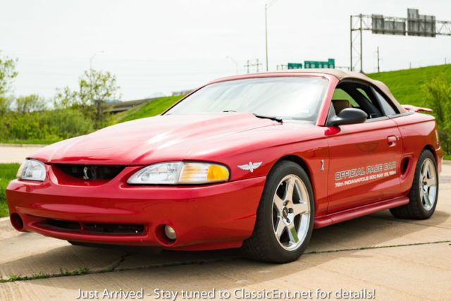 1994 Ford Mustang SVT Cobra Red 1994 Ford Mustang --