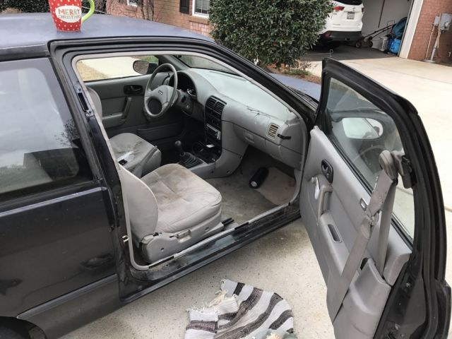 1994 Geo Metro black 2 door 1994 Geo Metro