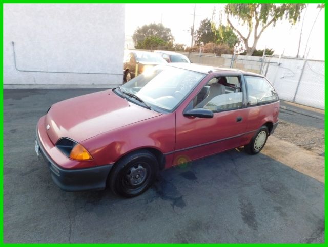 1994 Geo Metro Used 1L I3 6V Automatic Hatchback NO RESERVE 1994 Geo Metro