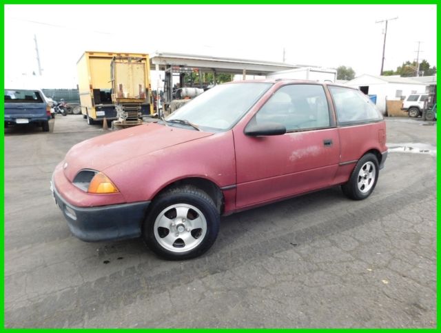 1994 Geo Metro Used 1L I3 6V Manual FWD Hatchback NO RESERVE 1994 Geo Metro