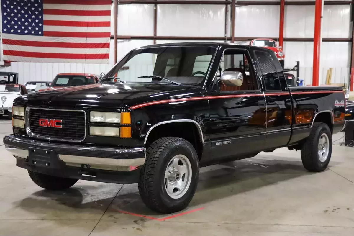 1994 GMC K2500 126385 Miles Onyx Black Pickup Truck 5.7L V8 1994 GMC K2500