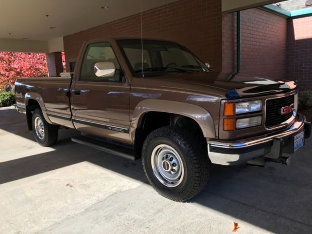 1994 GMC Sierra 2500 SLE Regular Cab Long Bed 5.7L V8 Gas Low Miles 4x4 4wd 1994 GMC Sierra 2500 SLE 2500 Regular Cab Long Bed 4x4 Low Miles