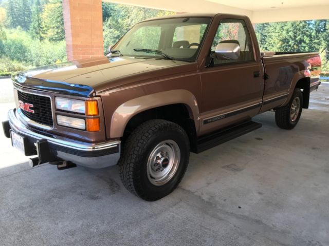 1994 GMC Sierra 2500 SLE 2500 Regular Cab Long Bed 4x4 Low Miles - photo 4