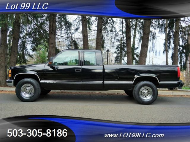 1994 GMC Sierra 2500 SLE V8 5 Speed Manual Long Bed CD Chrome Wheels