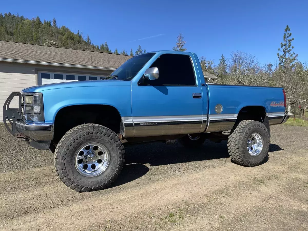1994 GMC Sierra Blue SLE 1994 GMC Sierra SLE