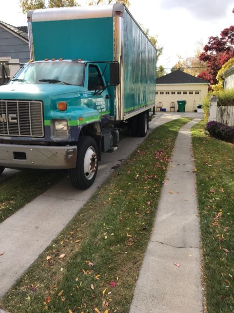 1994 GMC TOPKICK 22' BOX TRUCK WITH LIFT GATE RUNS DRIVES GREAT- 83200 MILES 19940000 GMC TOPKICK BOX TRUCK 22'