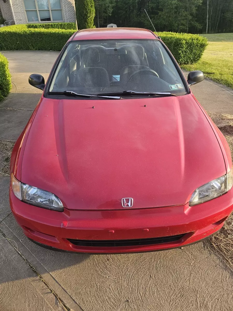 1994 Honda Civic Coupe Red DX 1994 Honda Civic DX