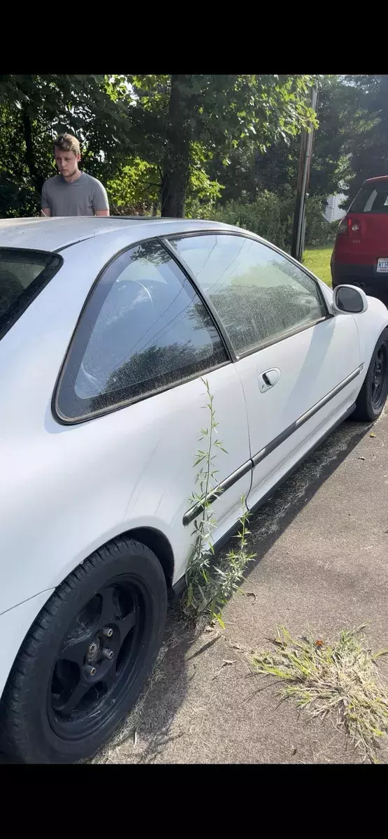 1994 Honda Civic Coupe White EX 1994 Honda Civic EX
