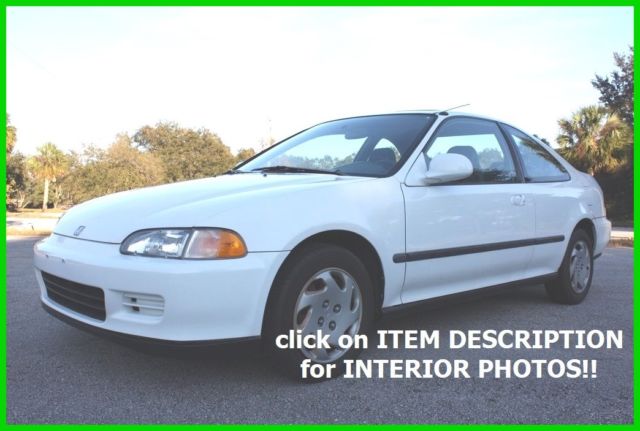 1994 Honda Civic EX COUPE VTEC MANUAL ALL ORIGINAL NO RESERVE!!