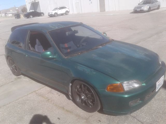1994 Honda Civic Hatchback CARB Certified B18 SI Motor 1994 Honda Civic Hatchback