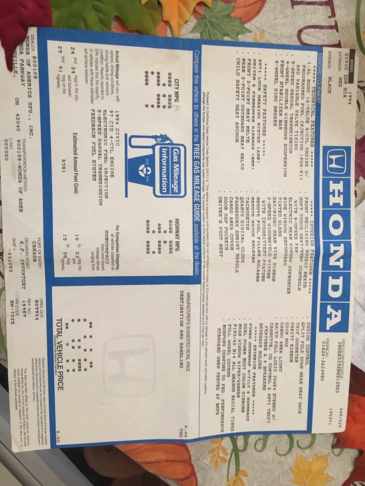 1994 Honda Civic SI - photo 12