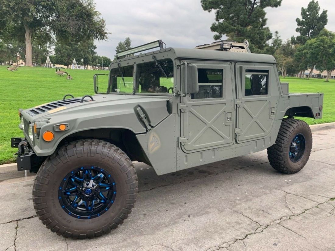 1994 Hummer H1 Green 4WD Automatic Humvee 1994 Hummer H1 Humvee