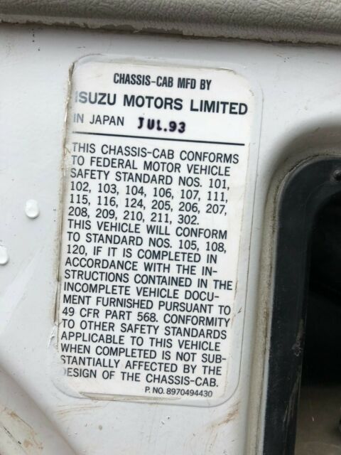 1994 Isuzu NPR NPR CARGO BOX TRUCK - photo 13