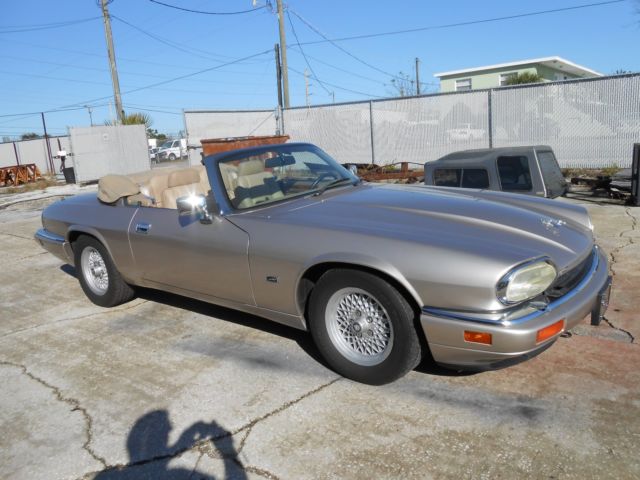 1994 JAGUAR XJS 2+2, CONV. 4.0L, LT. BROWN/DOESKIN INT.,86K MILES, NO RESERVE 1994 Jaguar XJS