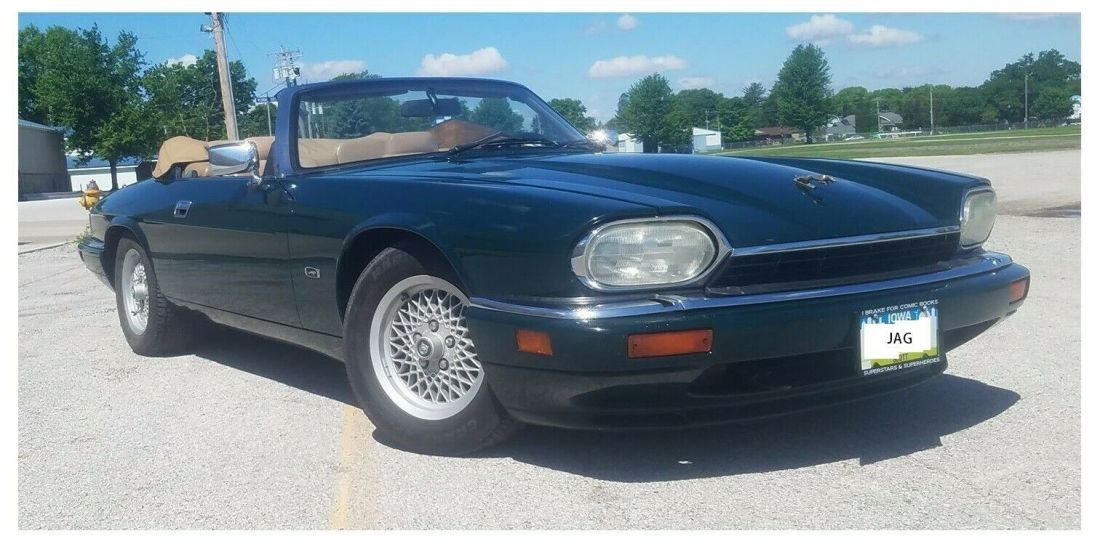 1994 JAGUAR XJS CONVERTIBLE BROOKLANDS GREEN 1994 Jaguar XJS leather