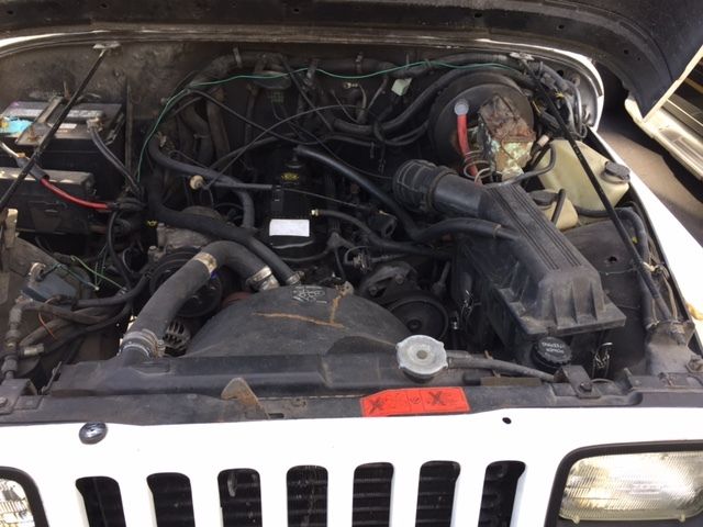 1994 Jeep Wrangler WHITE WITH YELLOW TRIM - photo 2