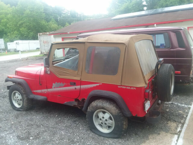 1994 JEEP WRANGLER SOLD AS IS 1994 Jeep Wrangler