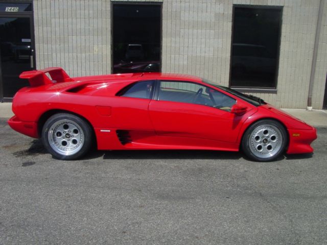 1994 lamborghini diablo VT red/tan engine transmisson rebuild 1994 Lamborghini Diablo vt