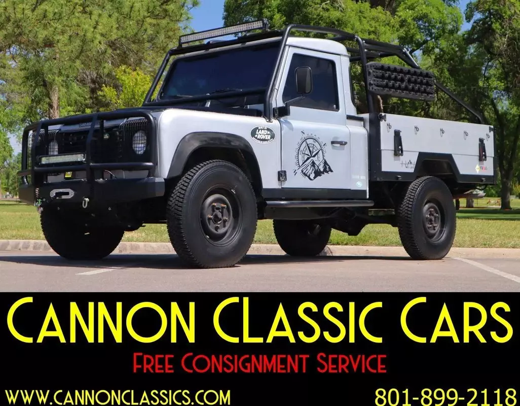 ***1994 Land Rover Defender 2.5L Diesel 4 Speed 110 2 Door Pickup Gray** 1994 Land Rover Defender 110 2 Door Pickup