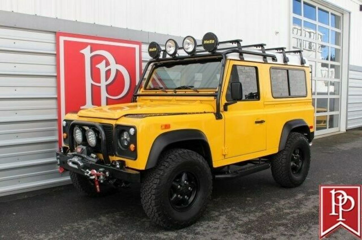 1994 Land Rover Defender 90 D90 1487 Miles AA Yellow 1994 Land Rover Defender D90