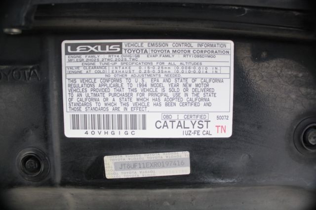 1994 Lexus LS Base Sedan 4-Door - photo 8