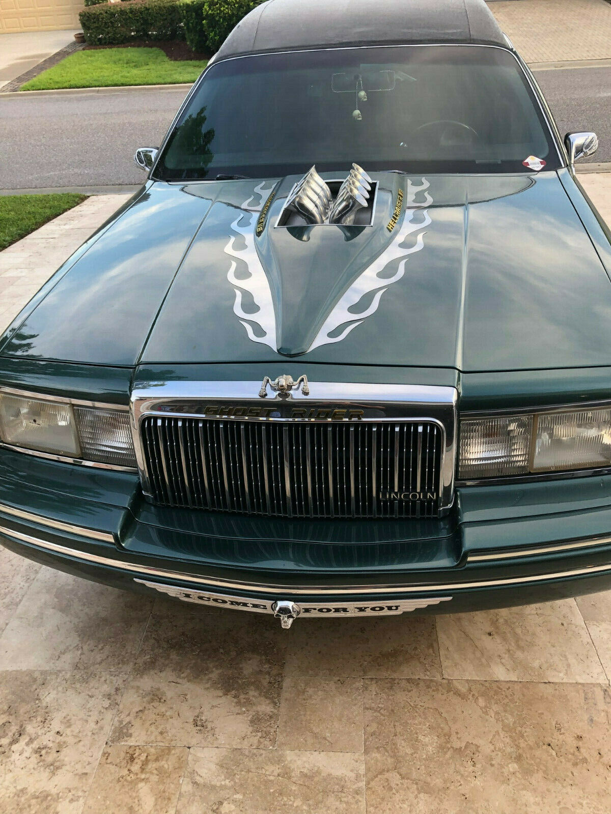 1994 Lincoln Hearse (Green Lincoln Ghost Rider Hearse) 1994 Lincoln Other