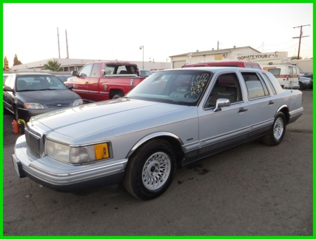 1994 Lincoln Town Car Cartier Used 4.6L V8 16V Automatic Sedan NO RESERVE 1994 Lincoln Town Car Cartier