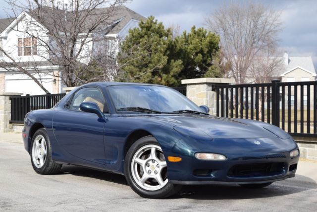 1994 Mazda RX-7 Twin Turbo 1-Owner Manual Montego Blue/Tan NO RESERVE AUCTION NR 1994 Mazda RX-7