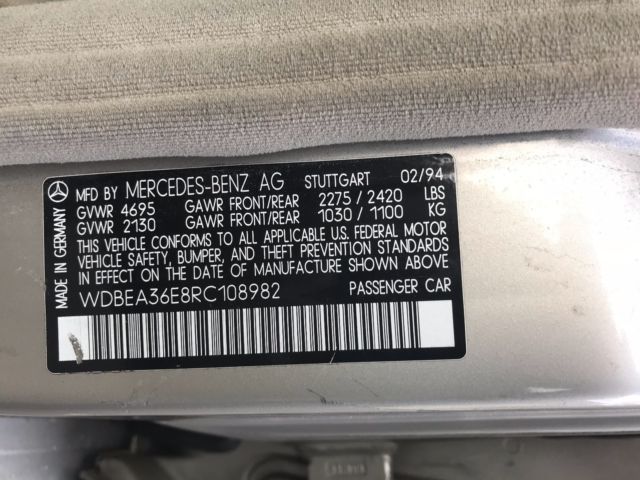 1994 Mercedes-Benz E-Class 500E - photo 12