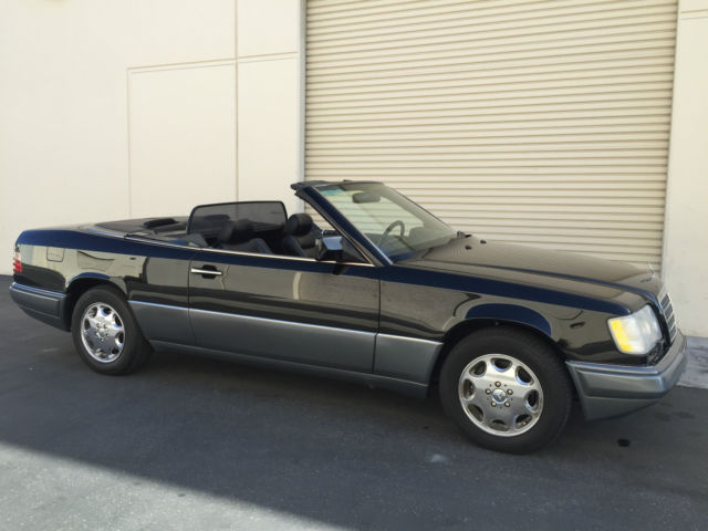 1994 MERCEDES BENZ E320 CABRIOLET, W124, TRIPLE BLACK 1994 Mercedes-Benz E-Class CABRIOLET