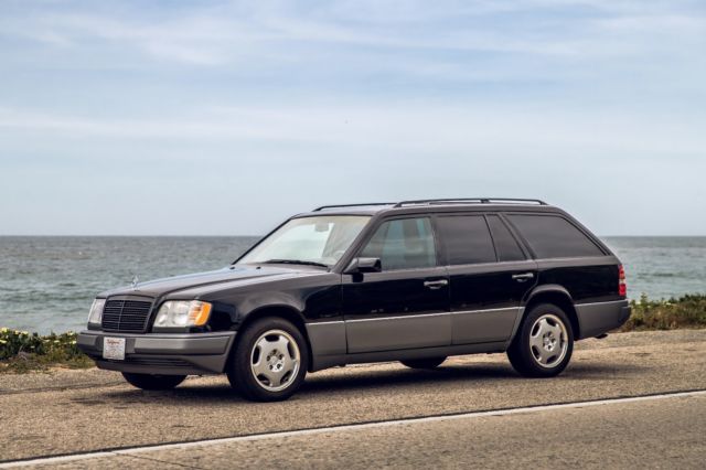 1994 Mercedes Benz e320 wagon W124 black 32d row seat LOW MILES 1994 Mercedes-Benz E-Class