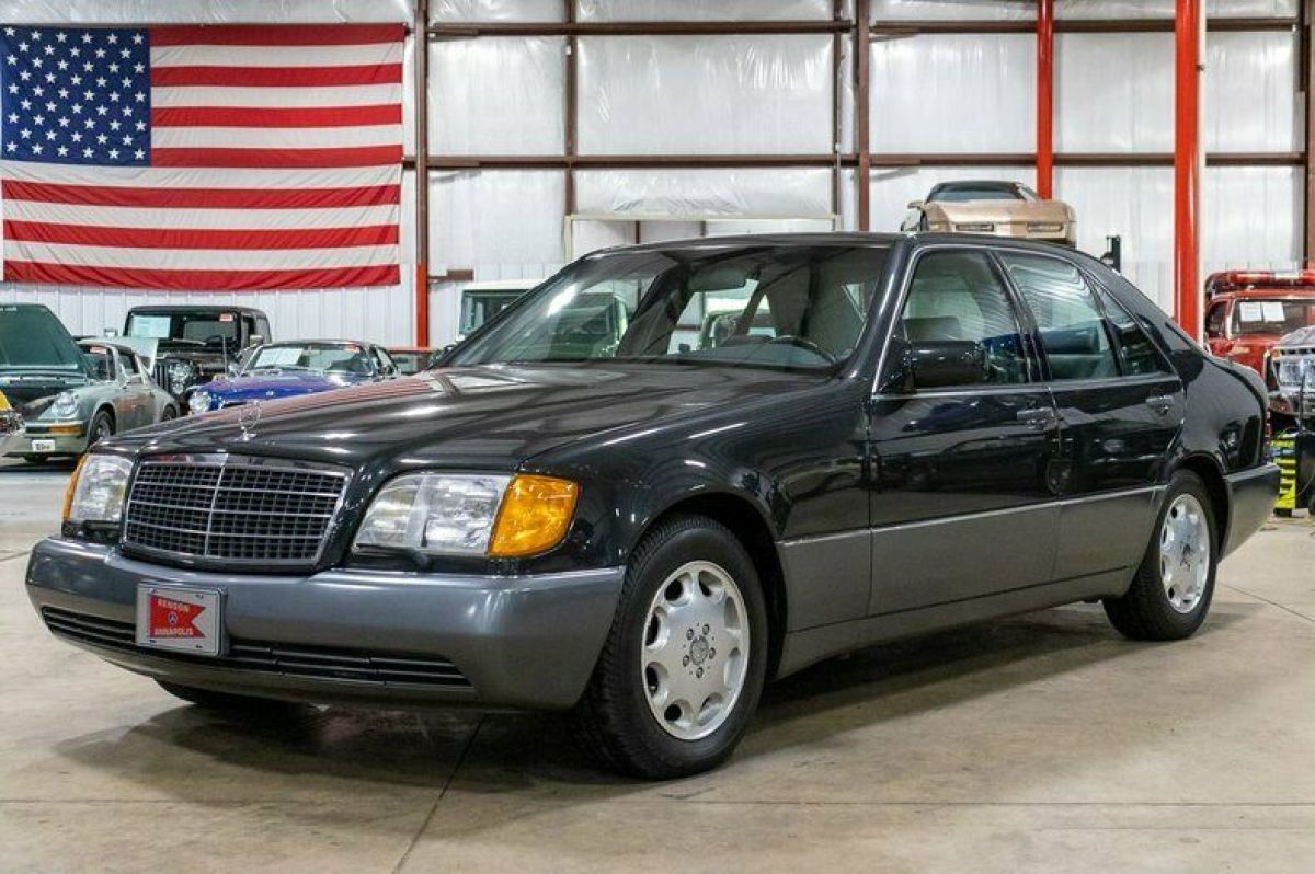 1994 Mercedes-Benz S350 61340 Miles Black Pearl Metallic Sedan 3.5L Inline 6 Au 1994 Mercedes-Benz S-Class