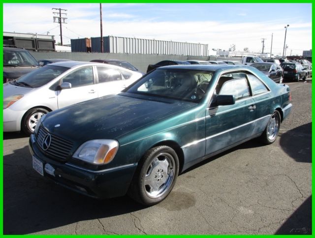 1994 Mercedes-Benz S500 Used 5L V8 32V Automatic Coupe NO RESERVE 1994 Mercedes-Benz S-Class S500 (STD is Estimated)