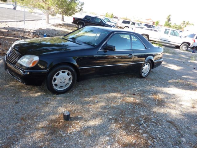 1994 MERCEDES BENZ S600 V12 COUPE PALM SPRINGS CALIFORNIA CAR MERCEDES FLAGSHIP 1994 Mercedes-Benz S-Class