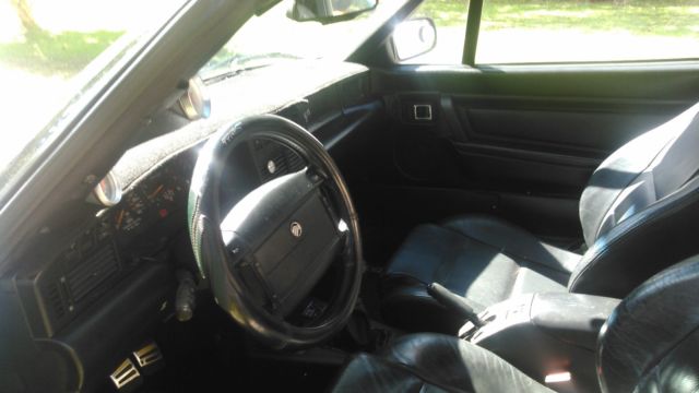 1994 mercury capri xr2 G80 black leather interior - photo 5