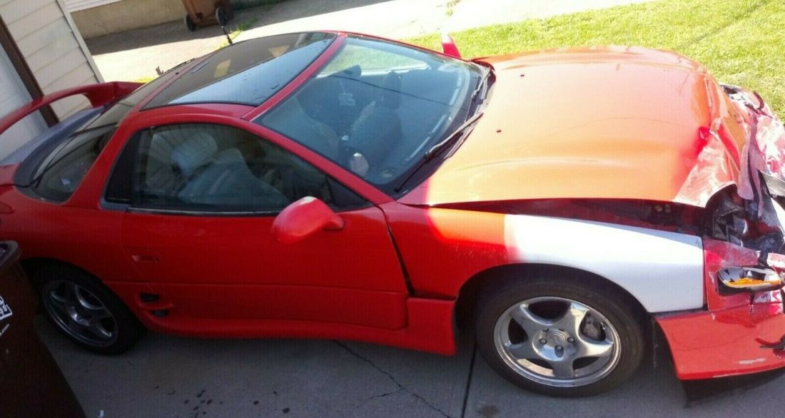 1994 Mitsubishi 3000GT VR4, GREAT 4 parts, twin turbo AWD clean title CHROME 17" 1994 Mitsubishi 3000GT VR4