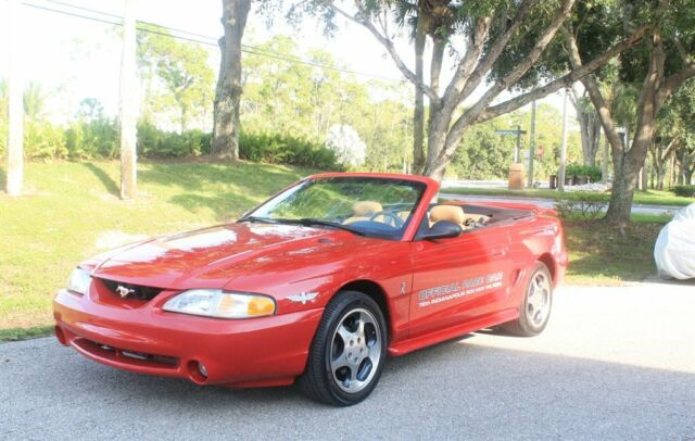 1994 Mustang Cobra Convertible Indy Pace Car Low Miles Clean CARFAX Rare Car 1994 Ford Mustang Cobra Pace CAR Convertible Low Miles Clean CARFAX