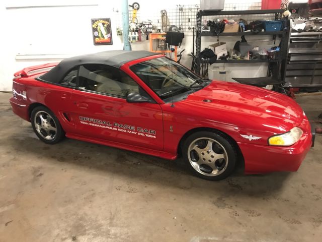 1994 mustang cobra pace car convertible 1994 Ford Mustang