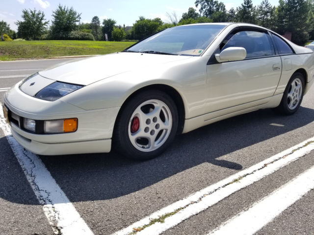 1994 Nissan 300zx 2+0 NA Pearl White T-Tops JDM Leather Coupe Z32 Tan Interior 1994 Nissan 300ZX 2+0